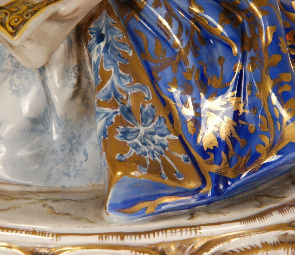 Italian Porcelain And Ceramic Figurine Of Lady By Guido Cacciapuoti photo Home Decor