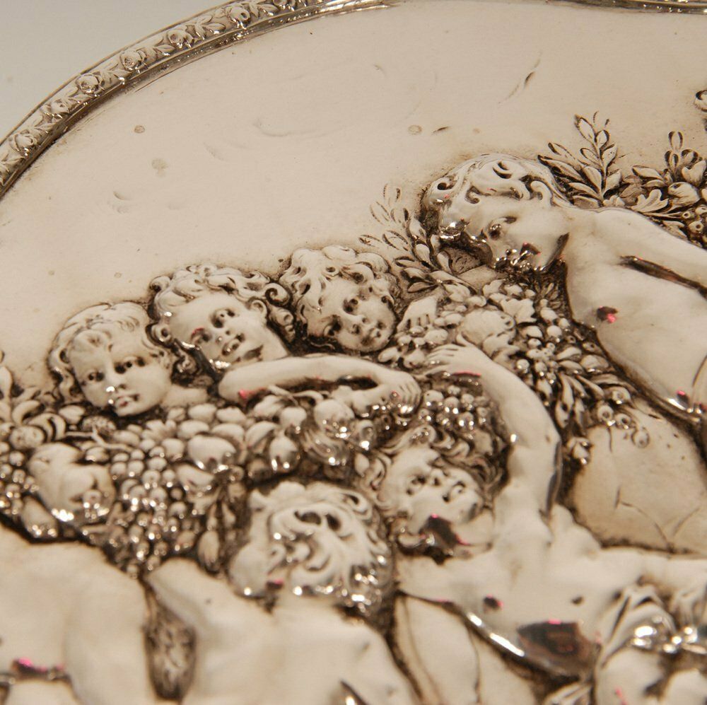 photo buy Antique German Jewelry Box In Silver From J.D.Schleißner & Söhne