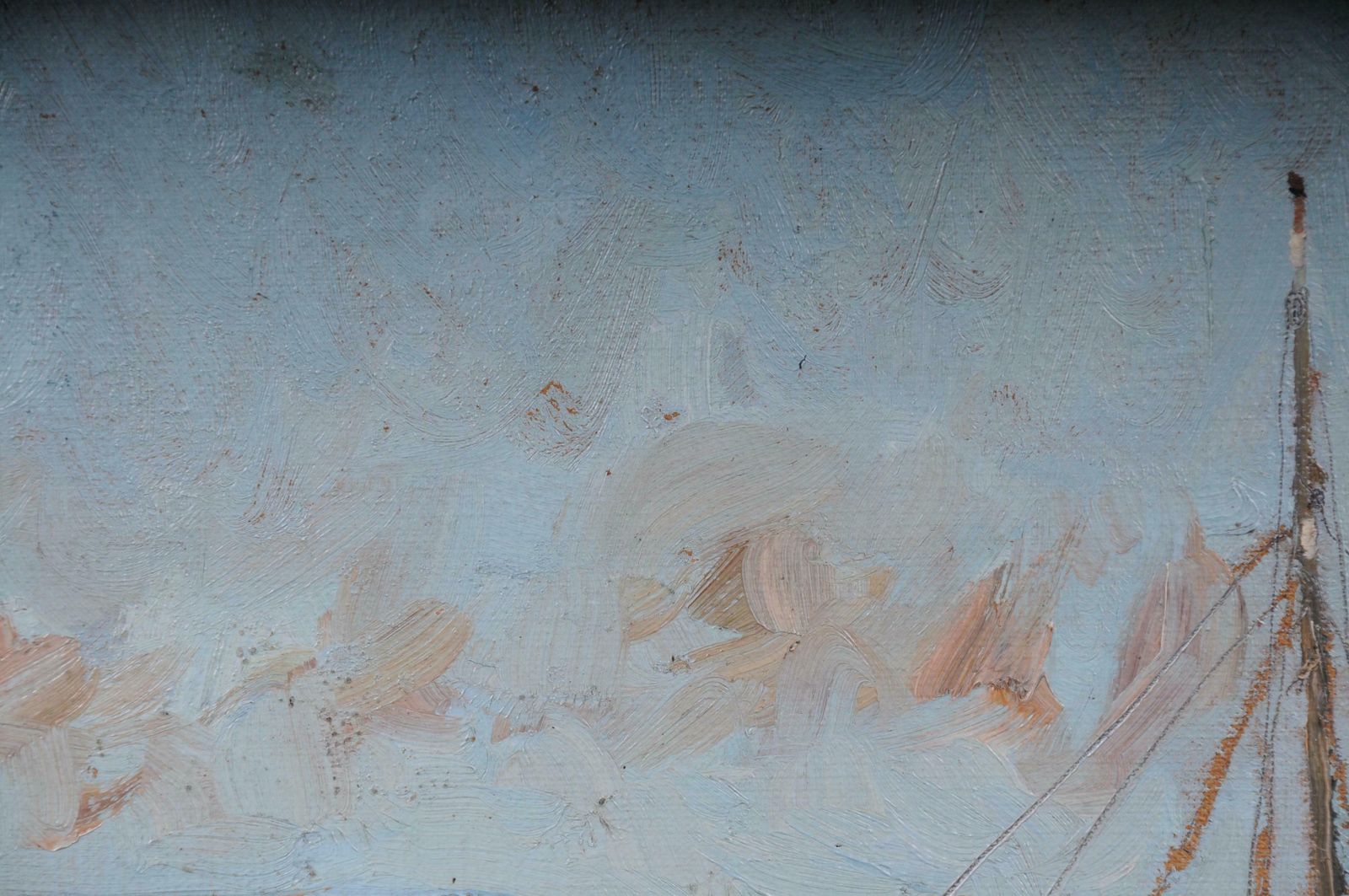 photo for sale Beautiful Impressionist Oil Painting Signed Fritz Douzette ''1878 1955''