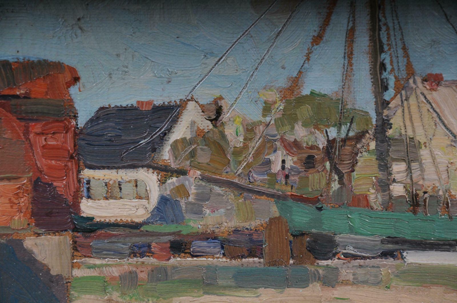 1137.0 Beautiful Impressionist Oil Painting Signed Fritz Douzette ''1878 1955'' photo