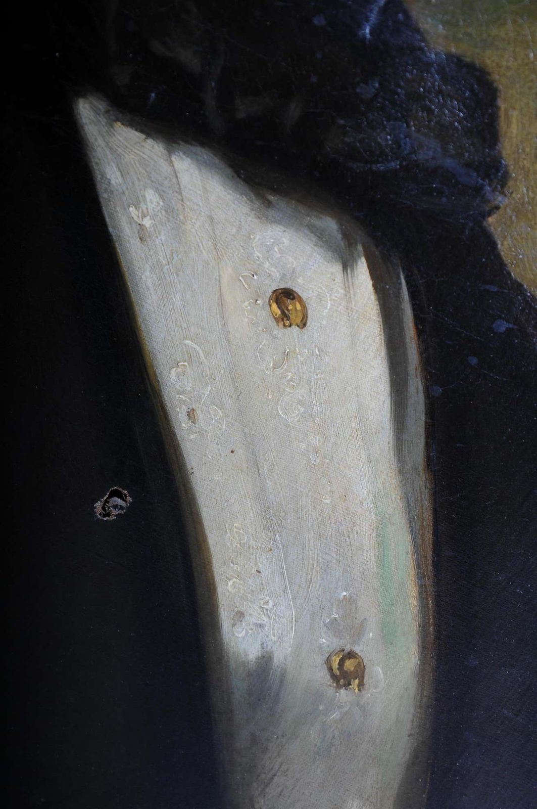 photo for sale Antique Oval Biedermeier Gentlemen''S Portrait Painting, 19th Century