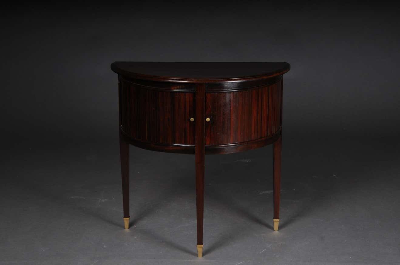 20th Century English Semicircular Wall Chest Of Drawers, Mahogany photo furniture