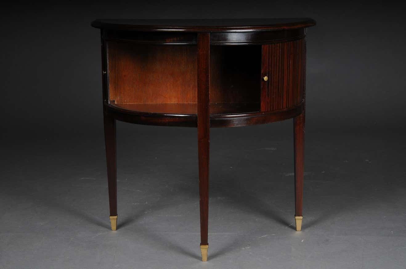 20th Century English Semicircular Wall Chest Of Drawers, Mahogany photo Furniture