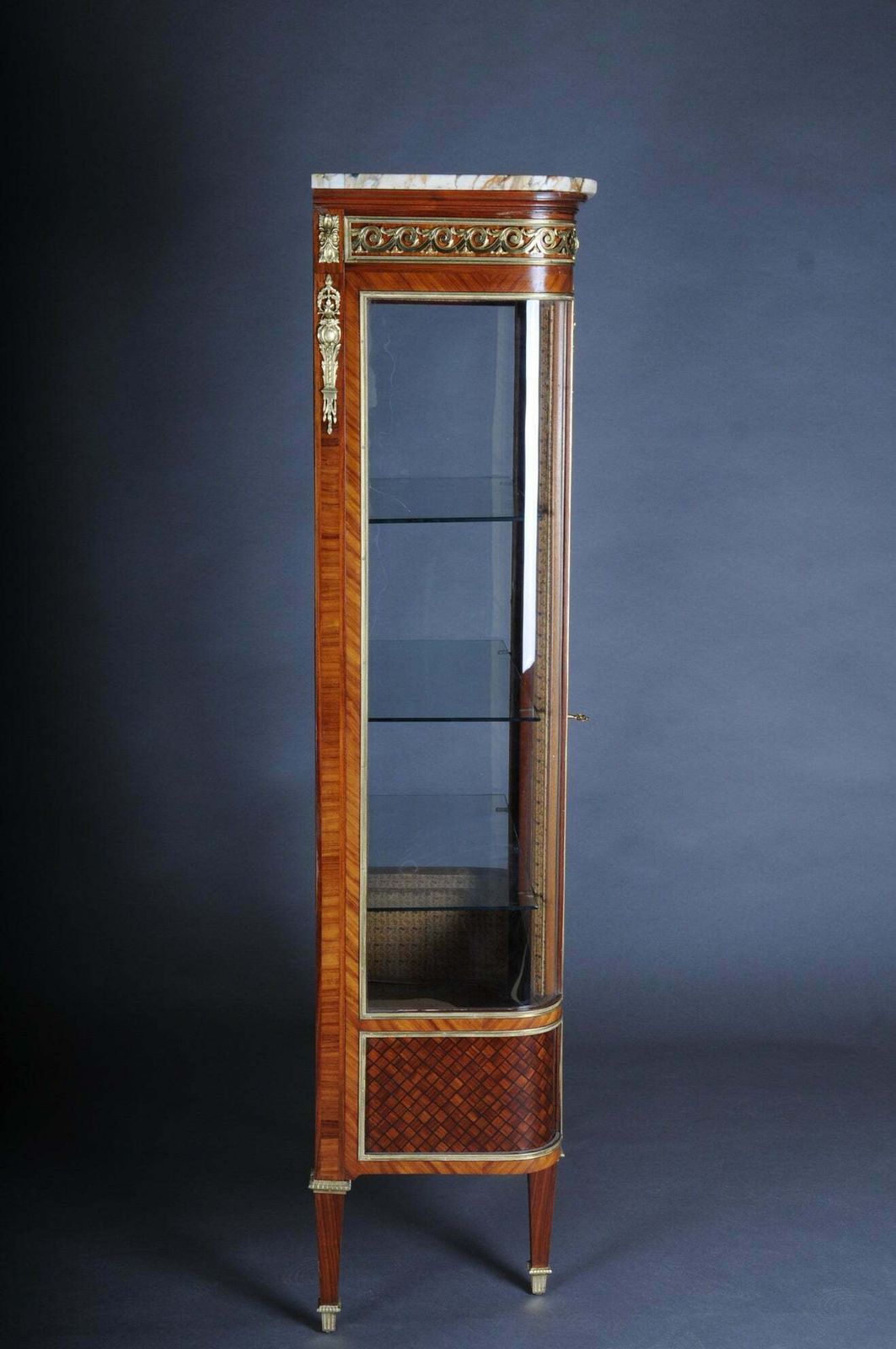 photo vintage Louis XVI Showcase Napoleon III Paris  Around 1870
