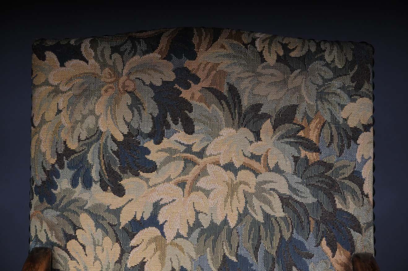 Beautiful Neo Renaissance Tapestry Armchair, Circa 1900 photo vintage