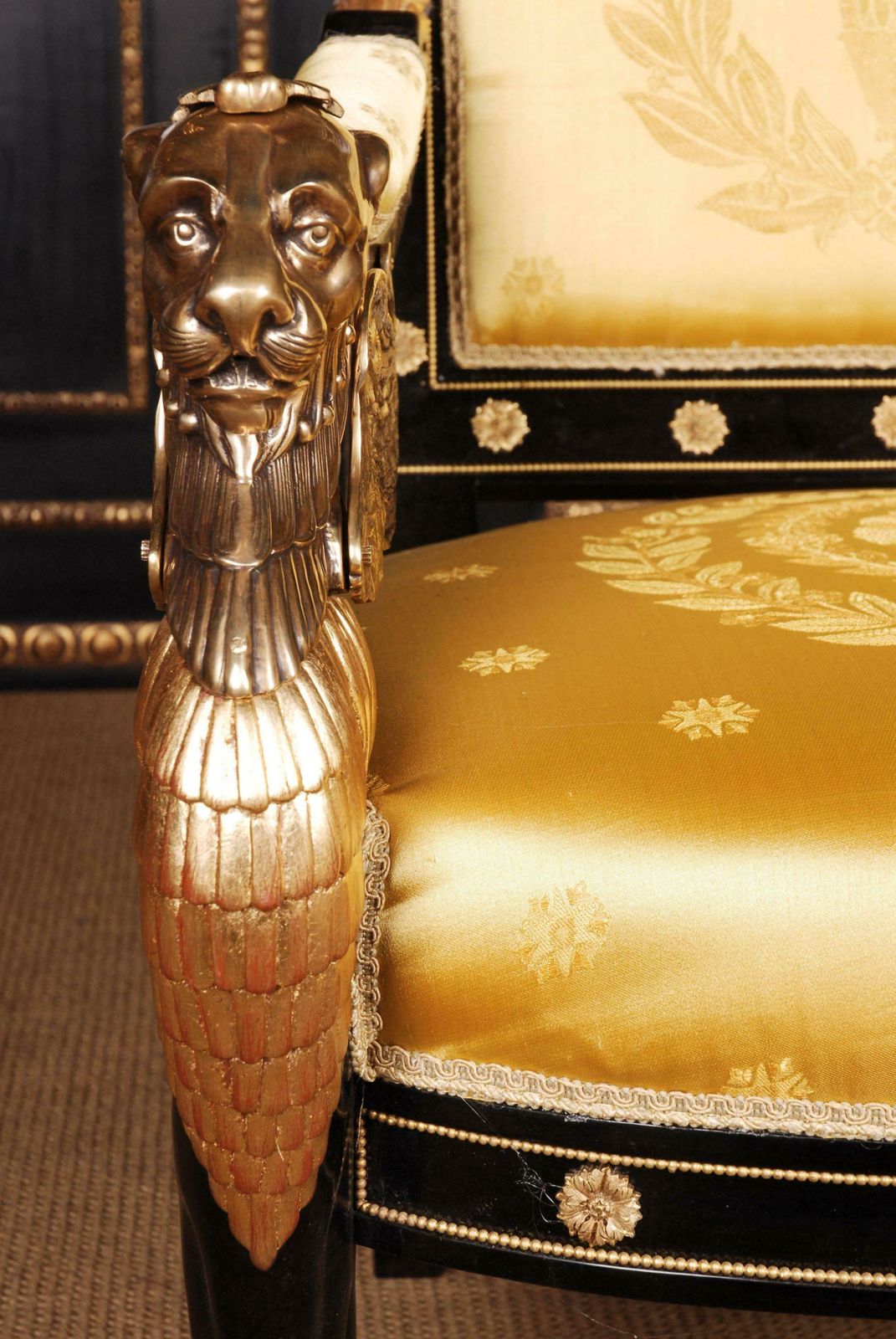 20th Century Empire Style Lion Armchair photo 3664.0