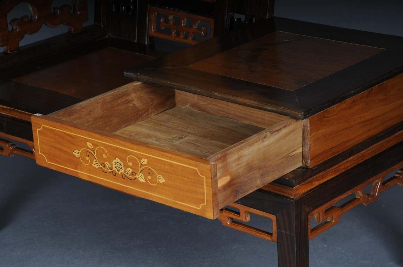 photo furniture Beautiful Asian Bench / Telephone Bench, China, 20th Century