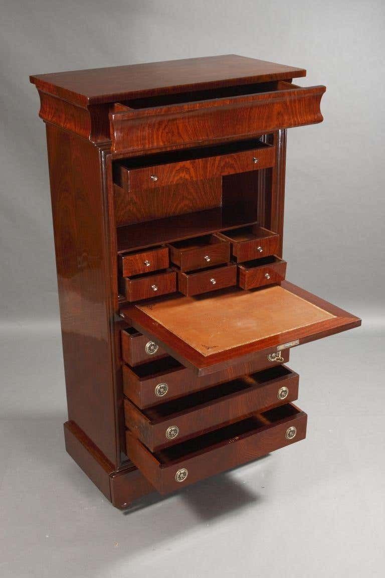 2358.0 20th Century Petite Secretary In Biedermeier Style photo