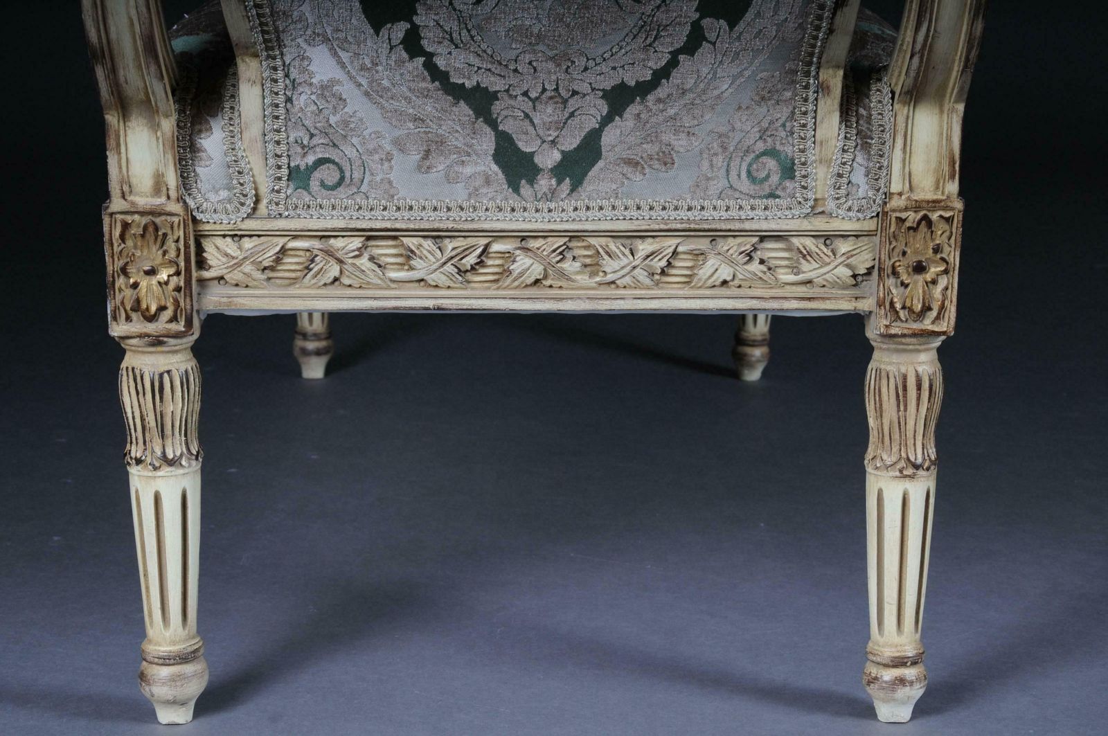 photo furniture Noble French Bench, Gondola In Louis Seize XVI