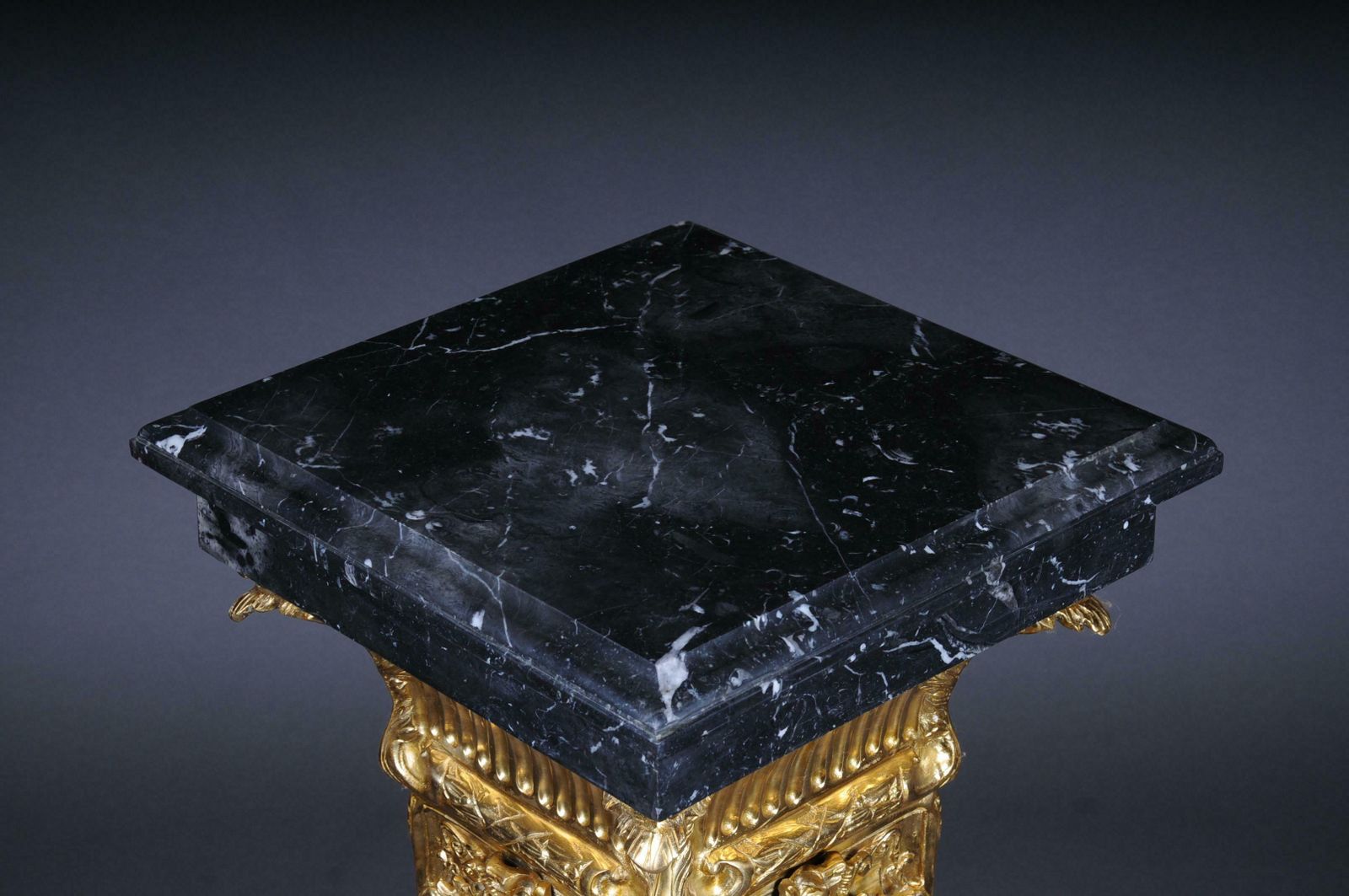 20th Century Marble Column With Bronze, Napoleon III photo 3515.0