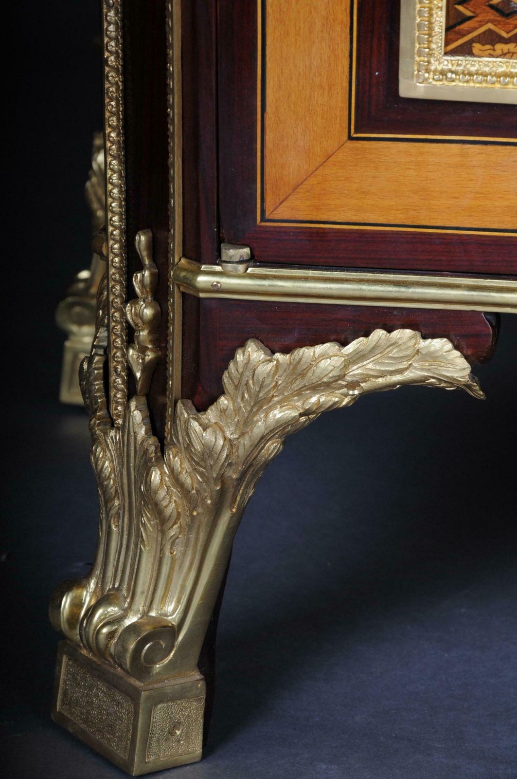 20th Century Louis XVI Style Commode/Chest Of Drawers After Jean Henri Riesener photo vintage