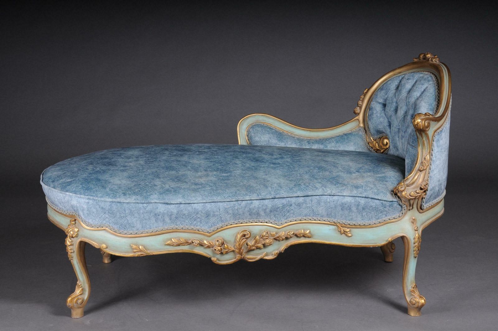 Unique Lounger, Chaise Longue, Recamiere In Louis XV Style photo 2897.0