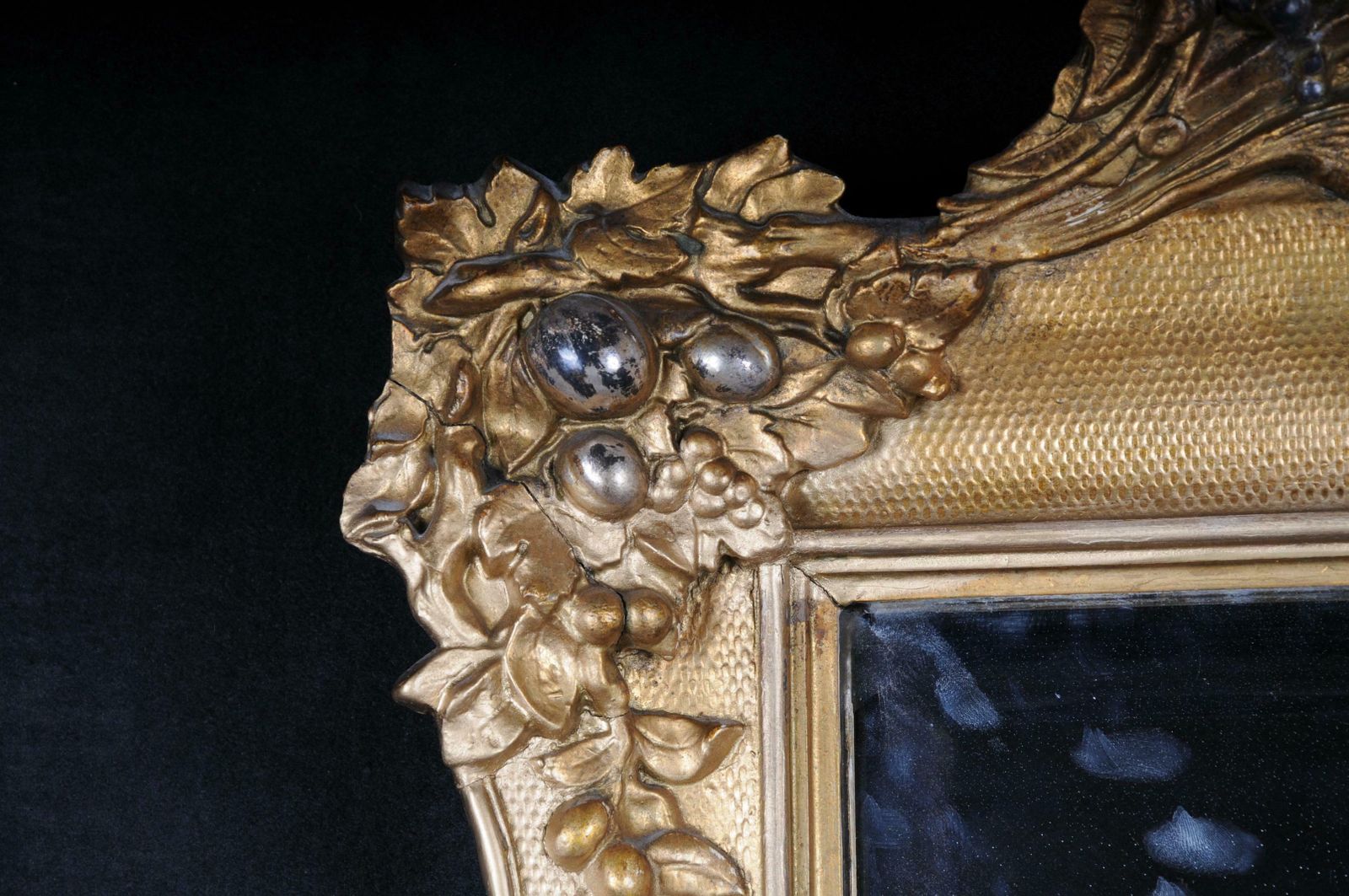 Beautiful Antique Historicism Mirror, Around 1870, Gilded photo for sale