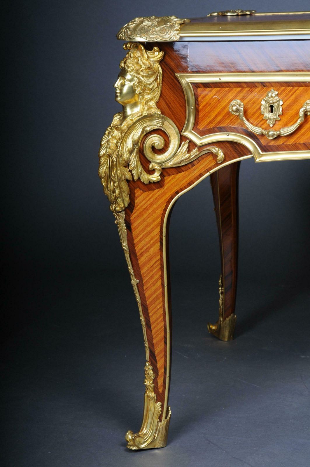 20th Century Bureau Plat Or Desk By The Model Of Andre Charles Boulle photo 17658.0