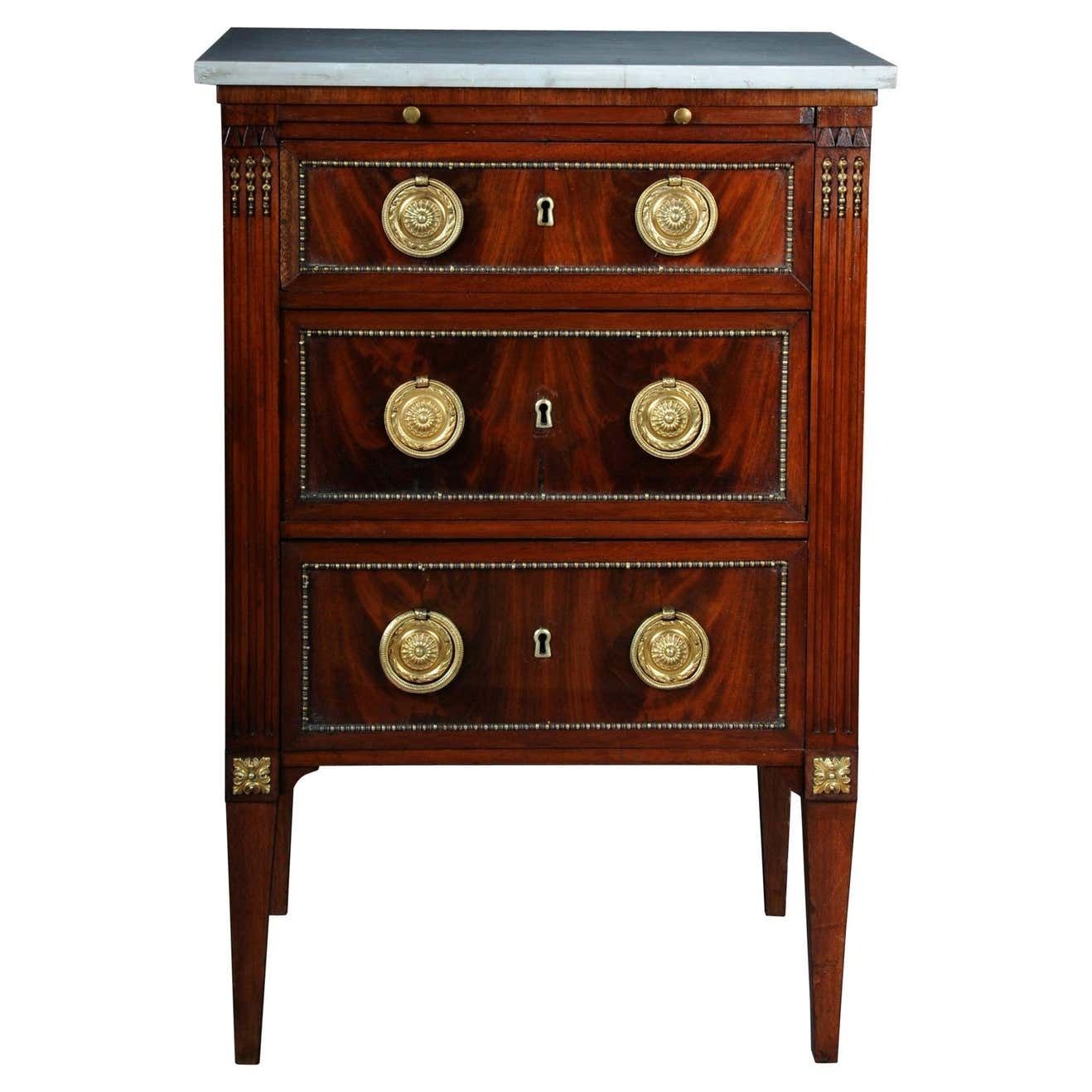 19th Century Classicism Chest Of Drawers Louis XVI