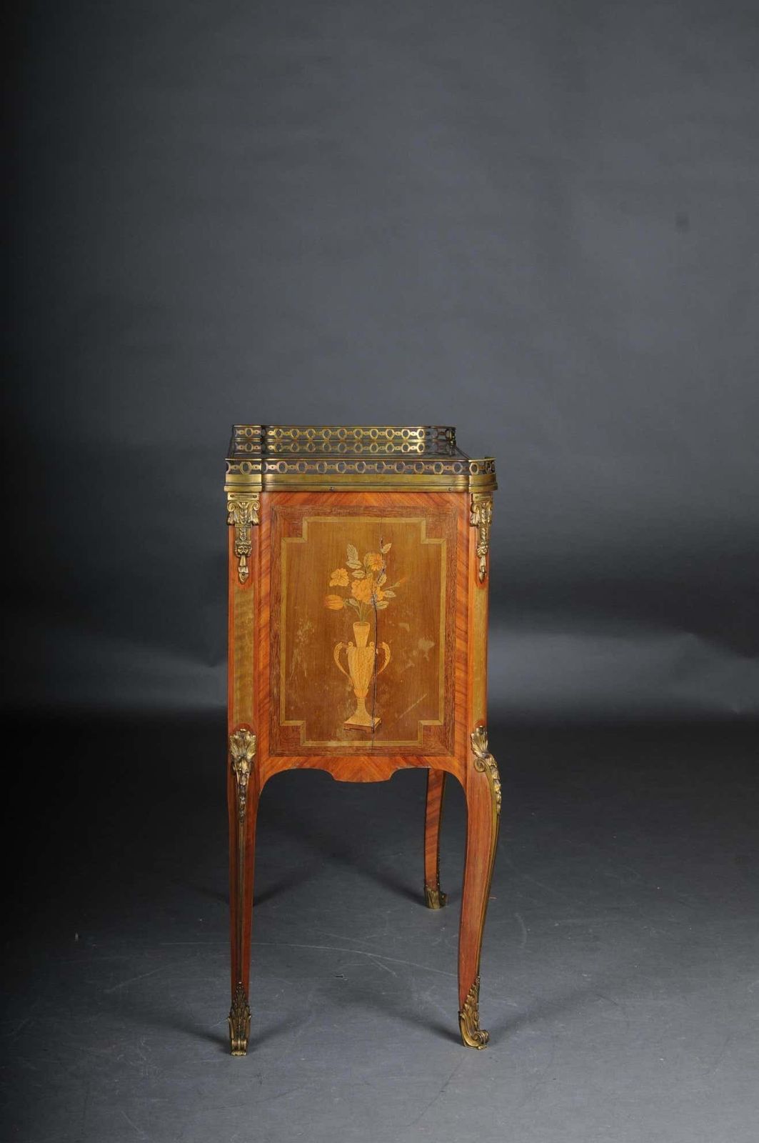 19th Century French Marquetry Chest Of Drawers Transition, Napoleon III, Circa 1870 photo buy