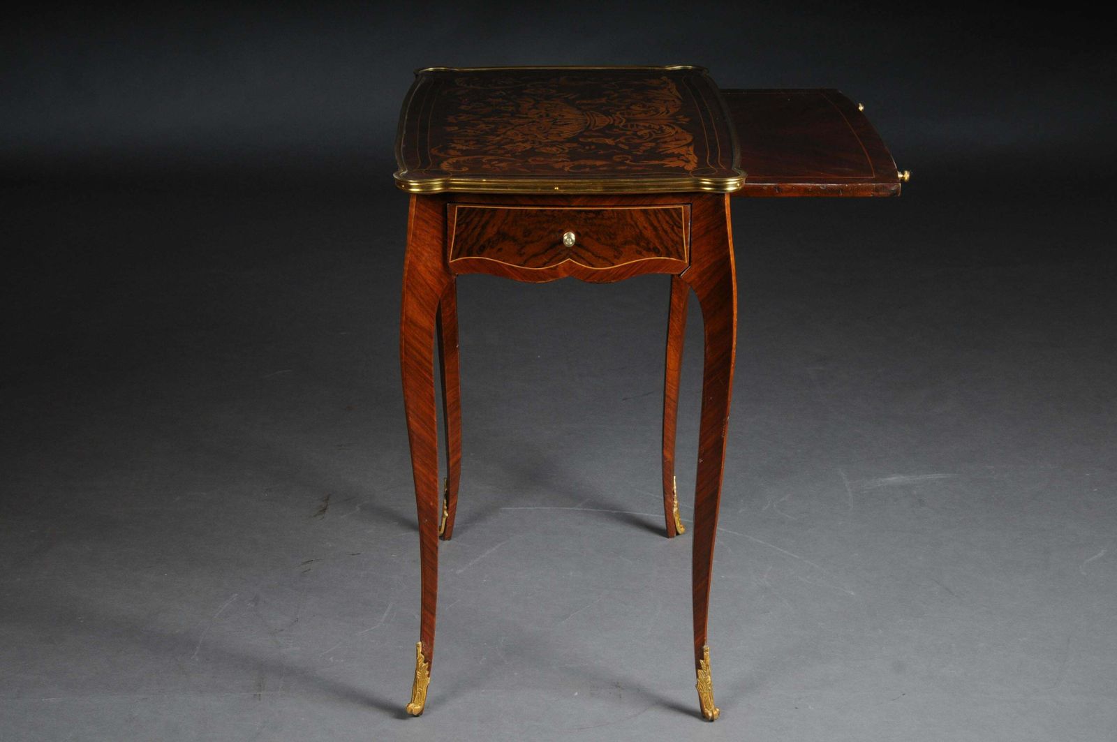 Petite French Ladies Desk In Quinze Style photo for sale
