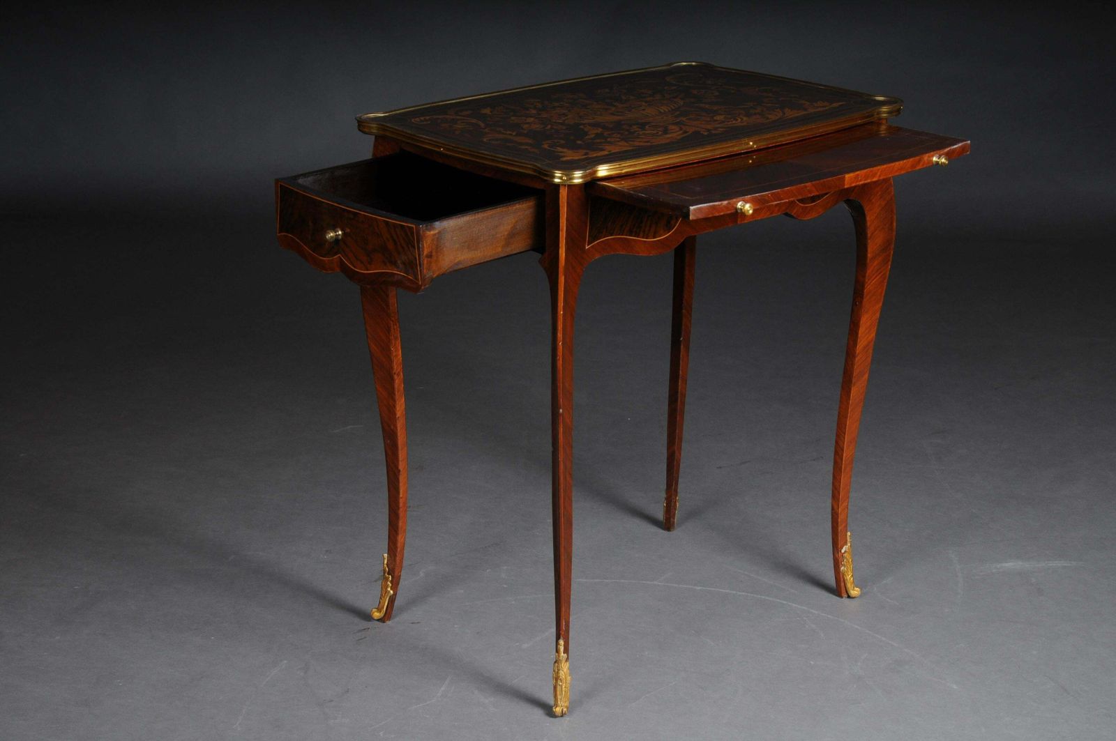 Petite French Ladies Desk In Quinze Style photo Furniture