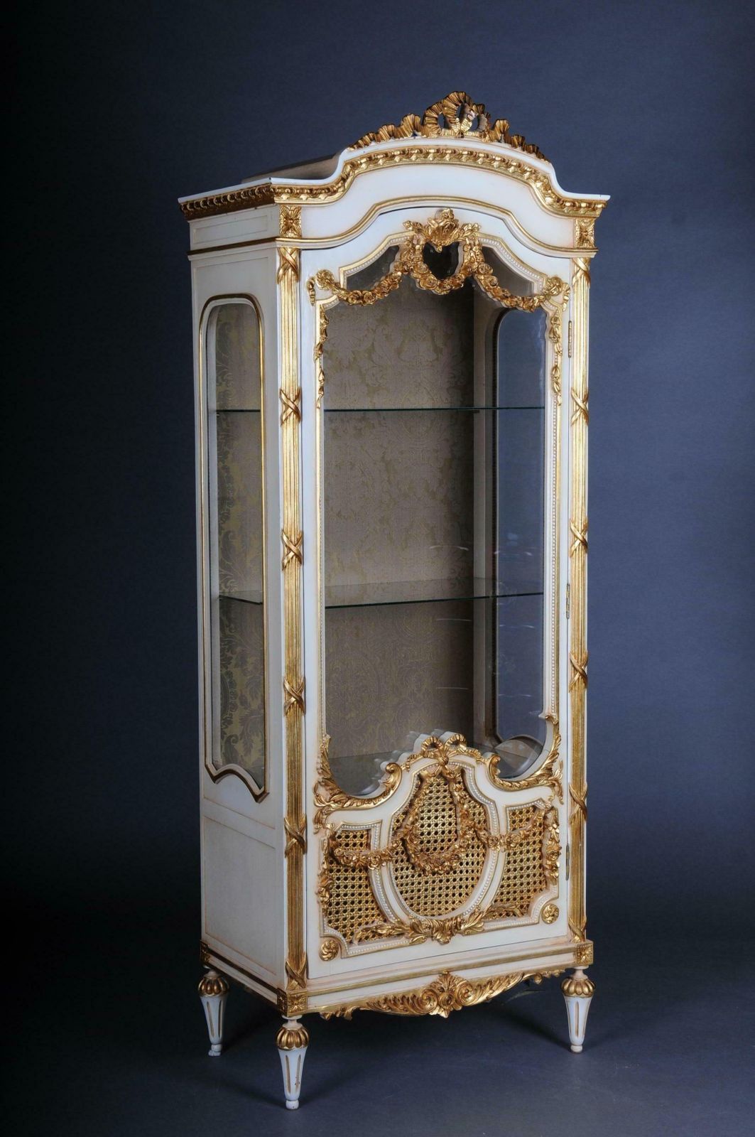 20th Century Elegant French Louis XVI Style Showcase photo vintage