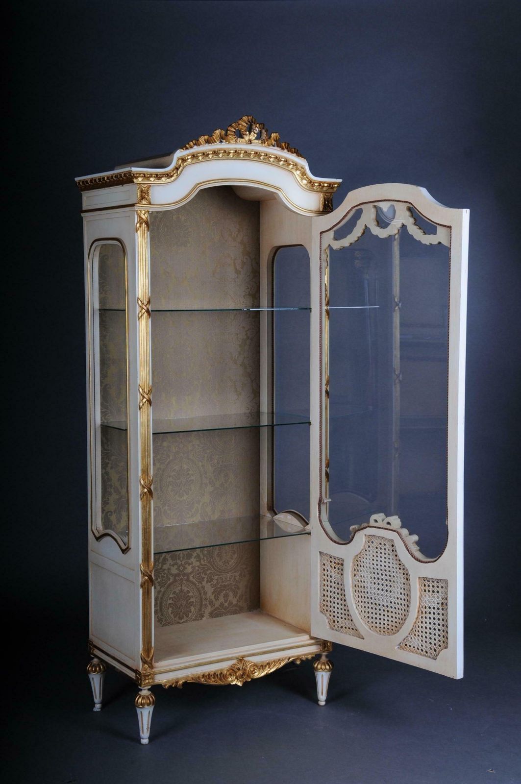 photo furniture 20th Century Elegant French Louis XVI Style Showcase