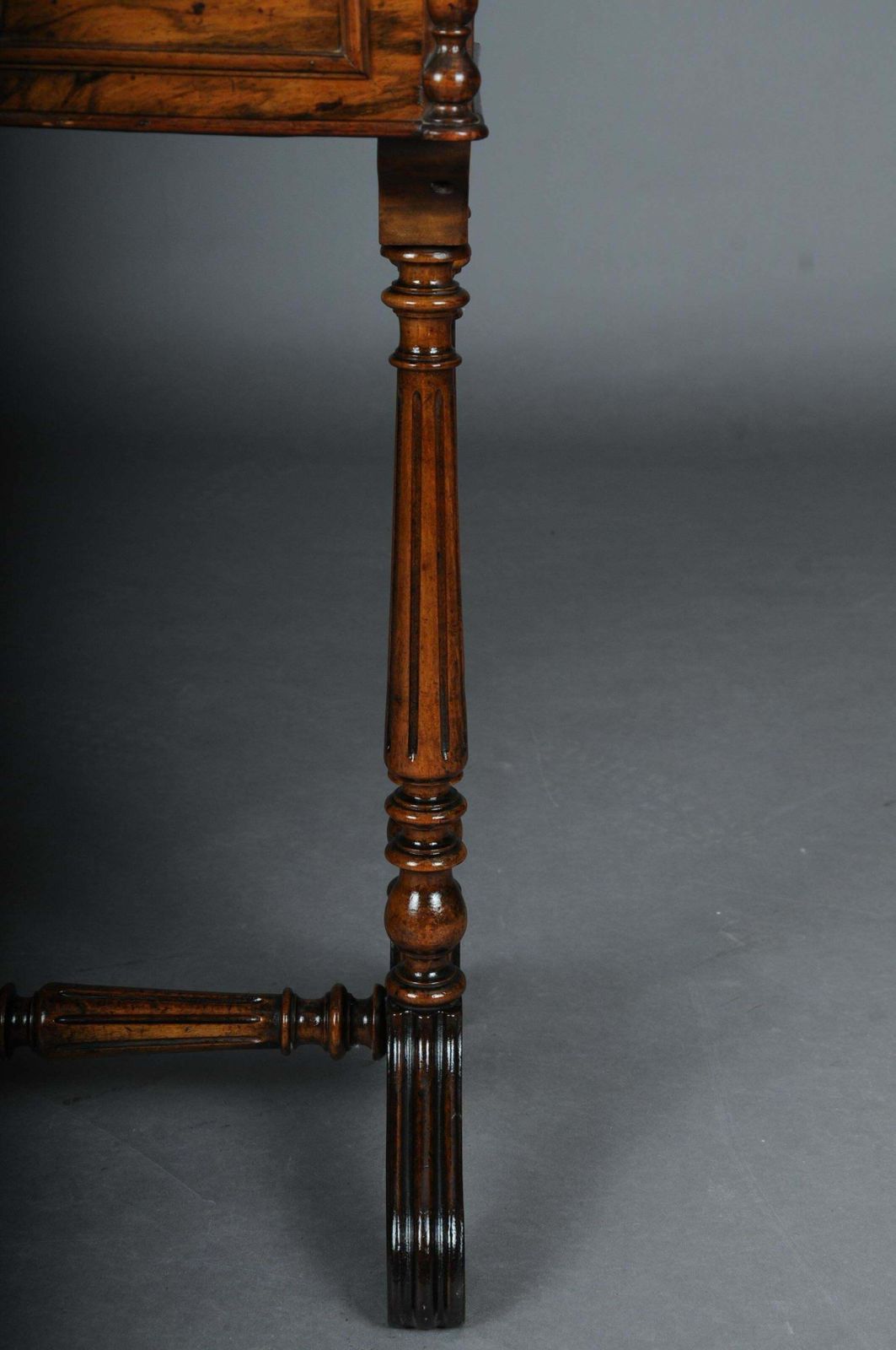 Fancy Biedermeier Sewing Table / Side Table Circa 1850 Walnut photo buy