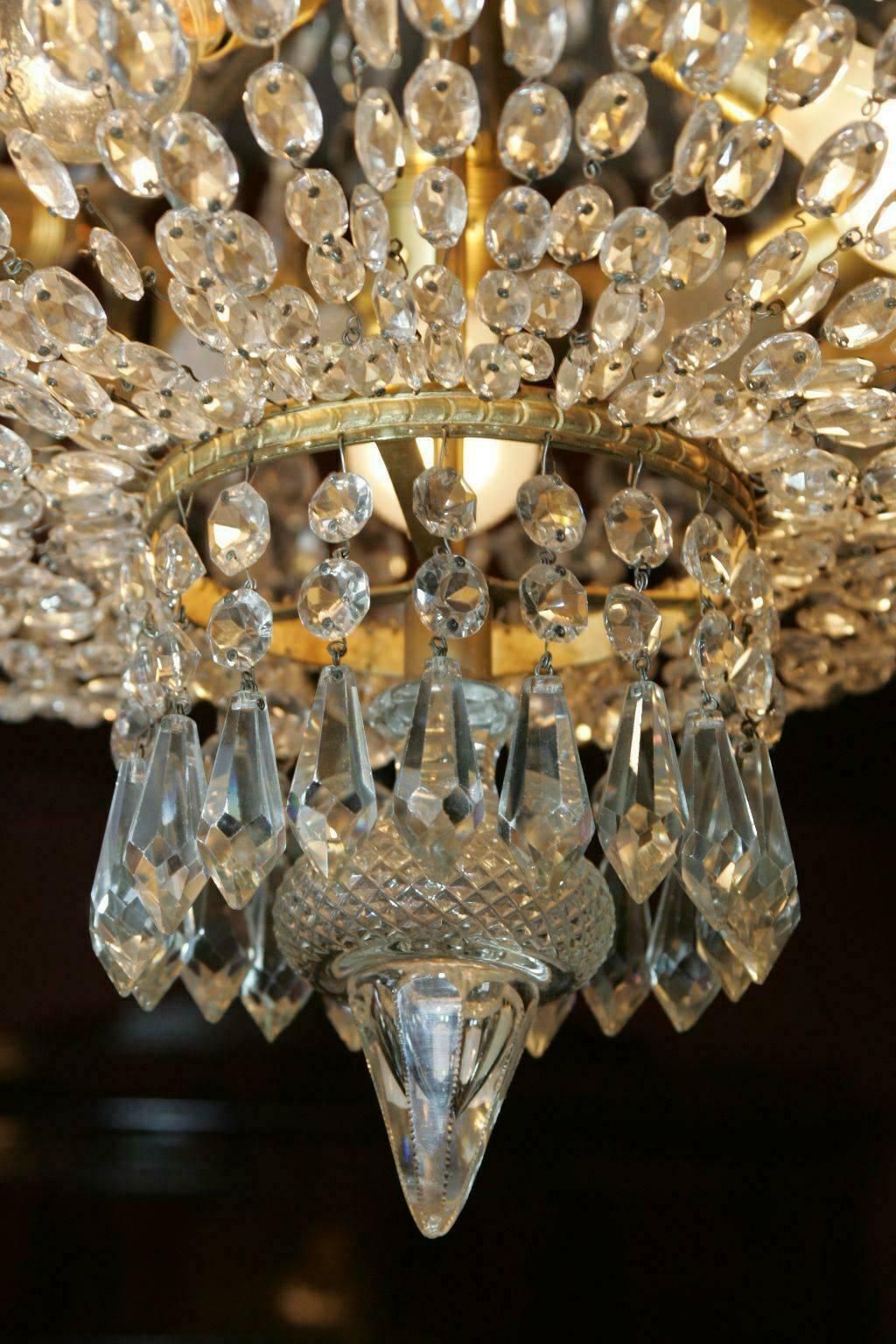 19th Century Biedermeier Basket Chandelier photo buy