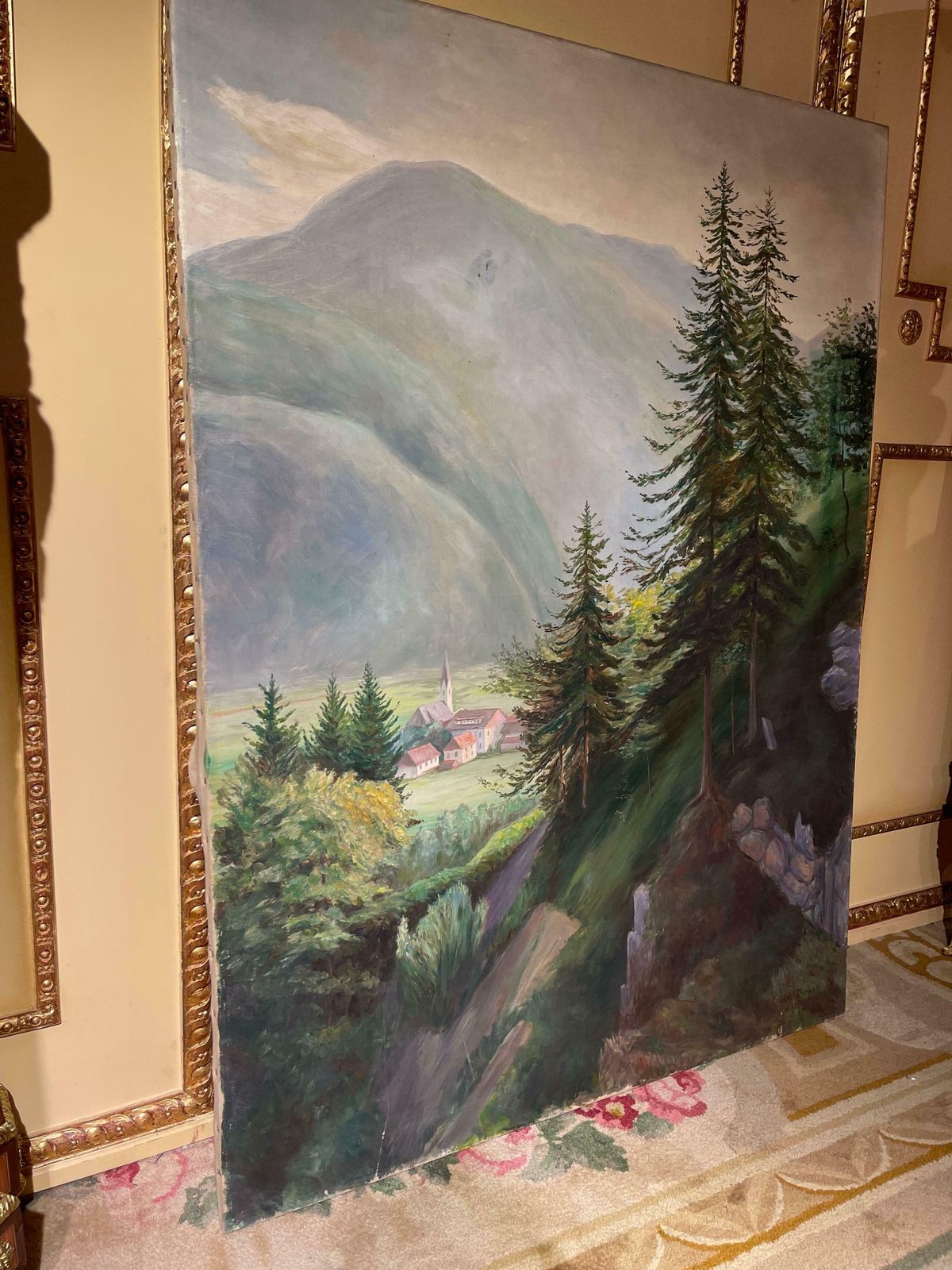 Monumental Painting  Landscape Painting  Germany photo for sale