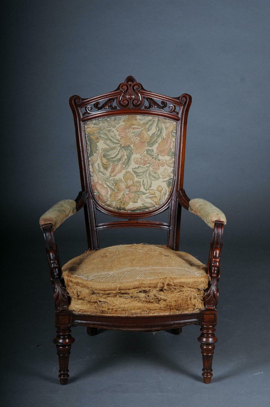 19th Century Unique Empire Armchair Around 1820 France Mahogany photo furniture