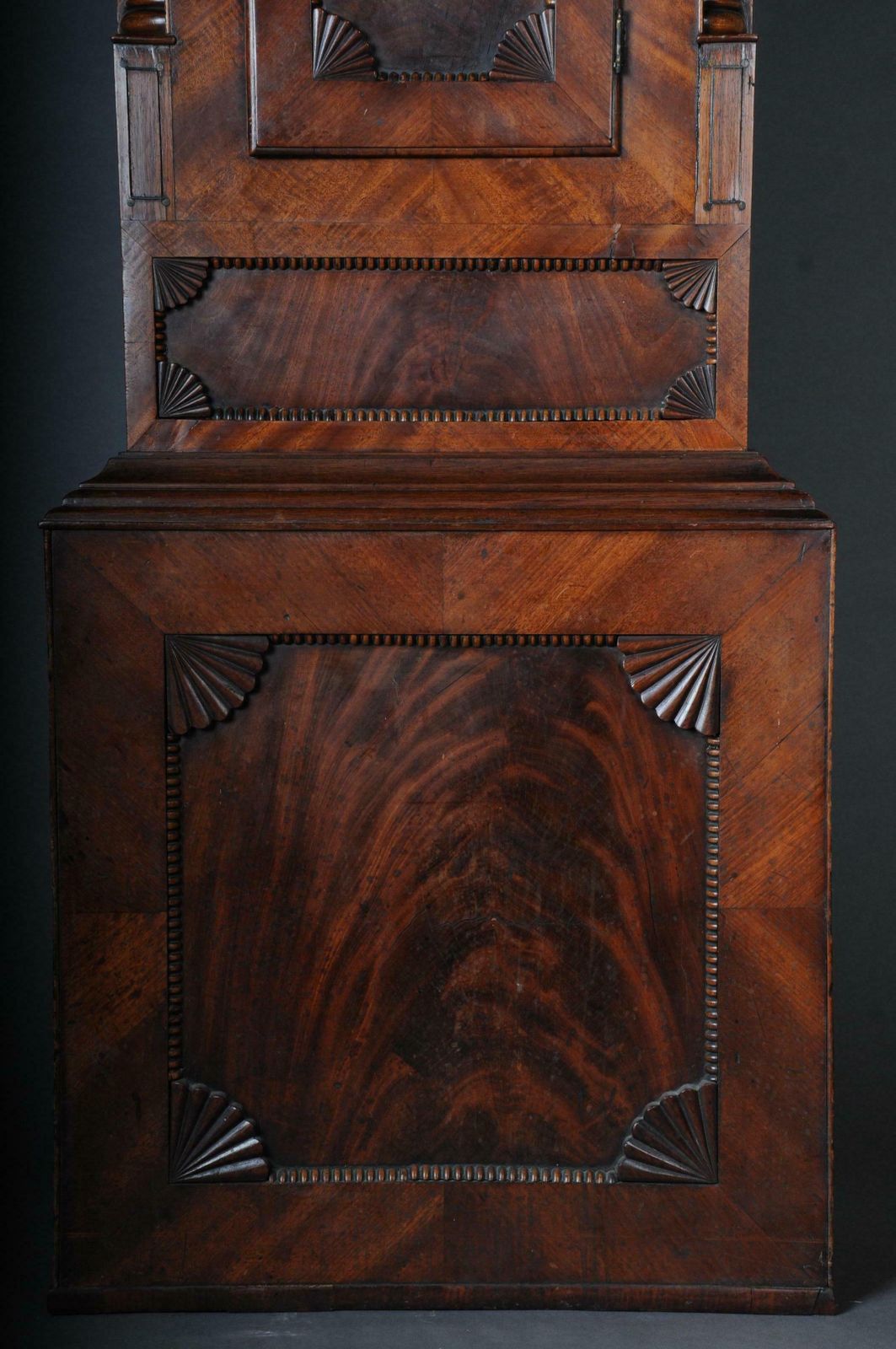 photo furniture Unique Antique English Grandfather Clock  Mahogany  18th Century