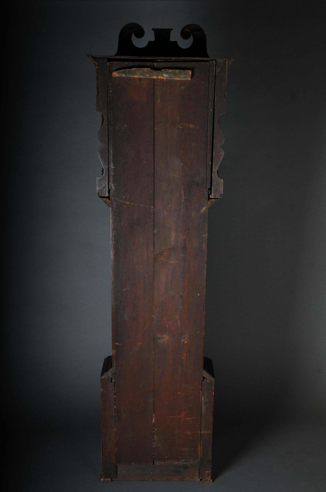 photo vintage Unique Antique English Grandfather Clock  Mahogany  18th Century