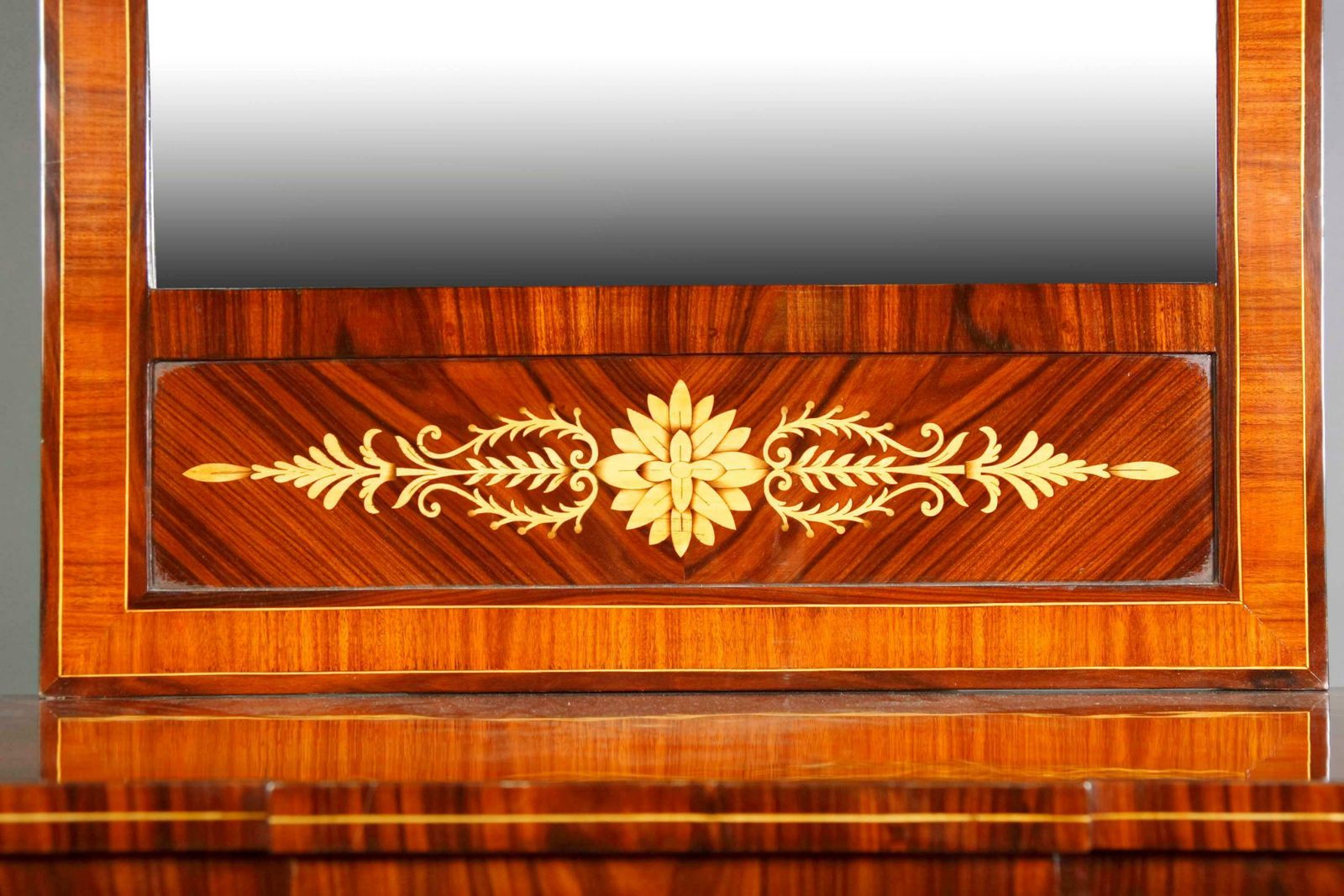 photo for sale 20th Century Classicist Style Tulip Mirror Commode