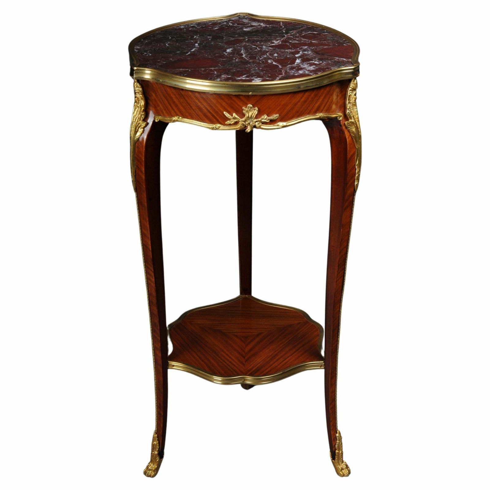 20th Century French Salon Side Table In Louis XV After F. Linke