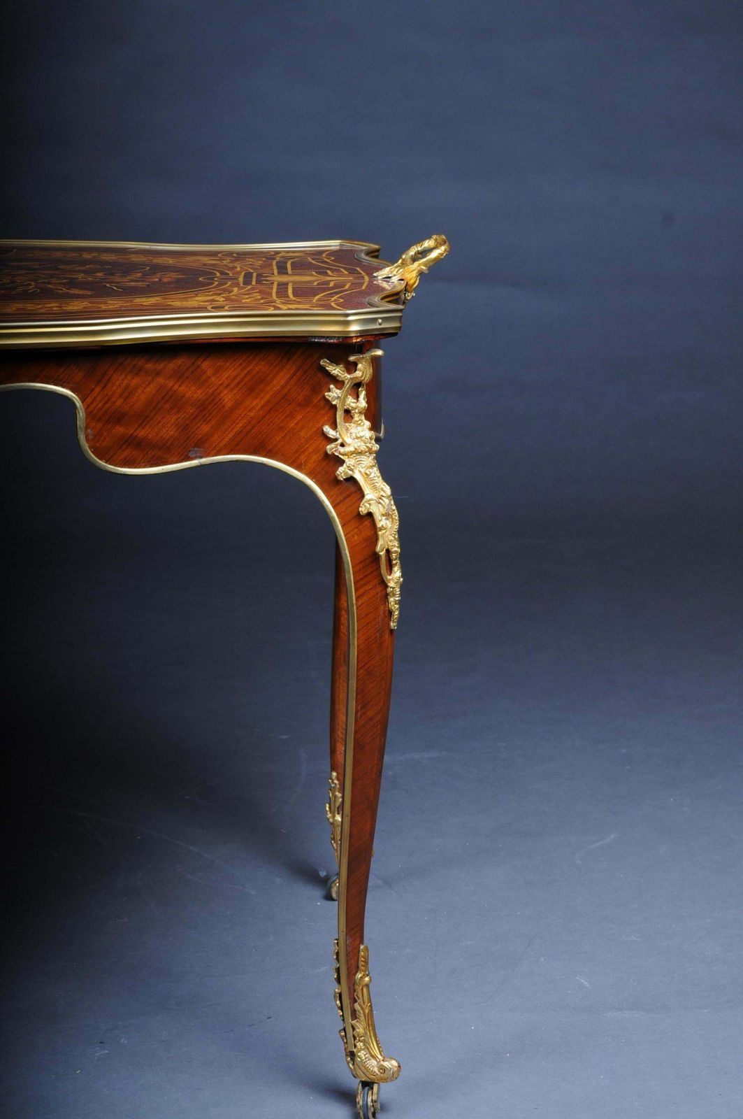 Elegant French Salon Table In Louis Quinze Style photo furniture