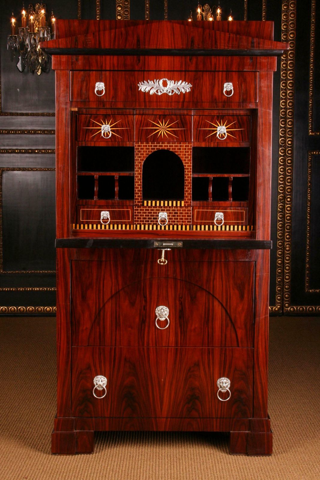 20th Century Biedermeier Style Secretaire photo Furniture
