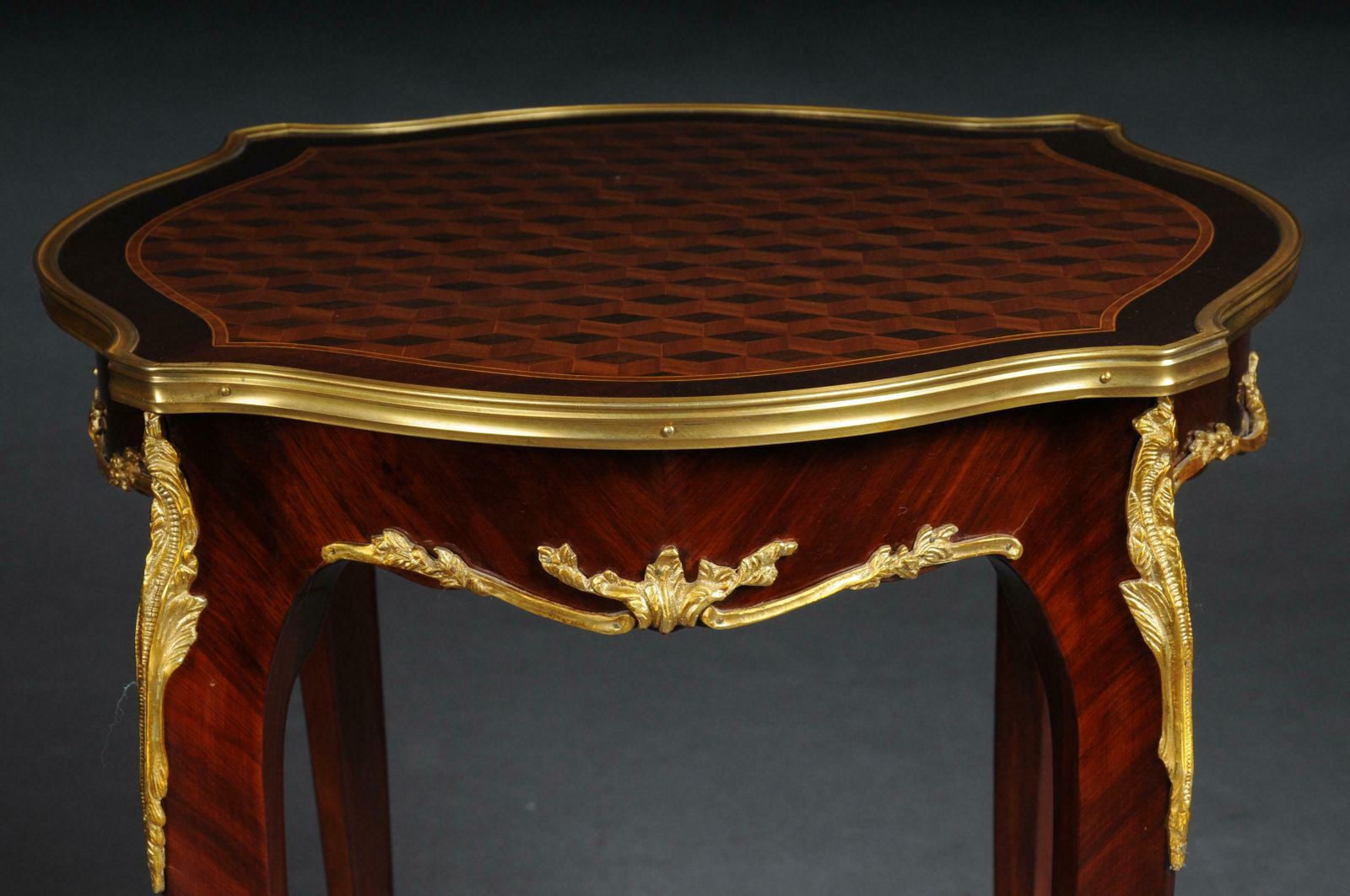 Beautiful Salon Side Table In Louis XV After F. Linke photo furniture
