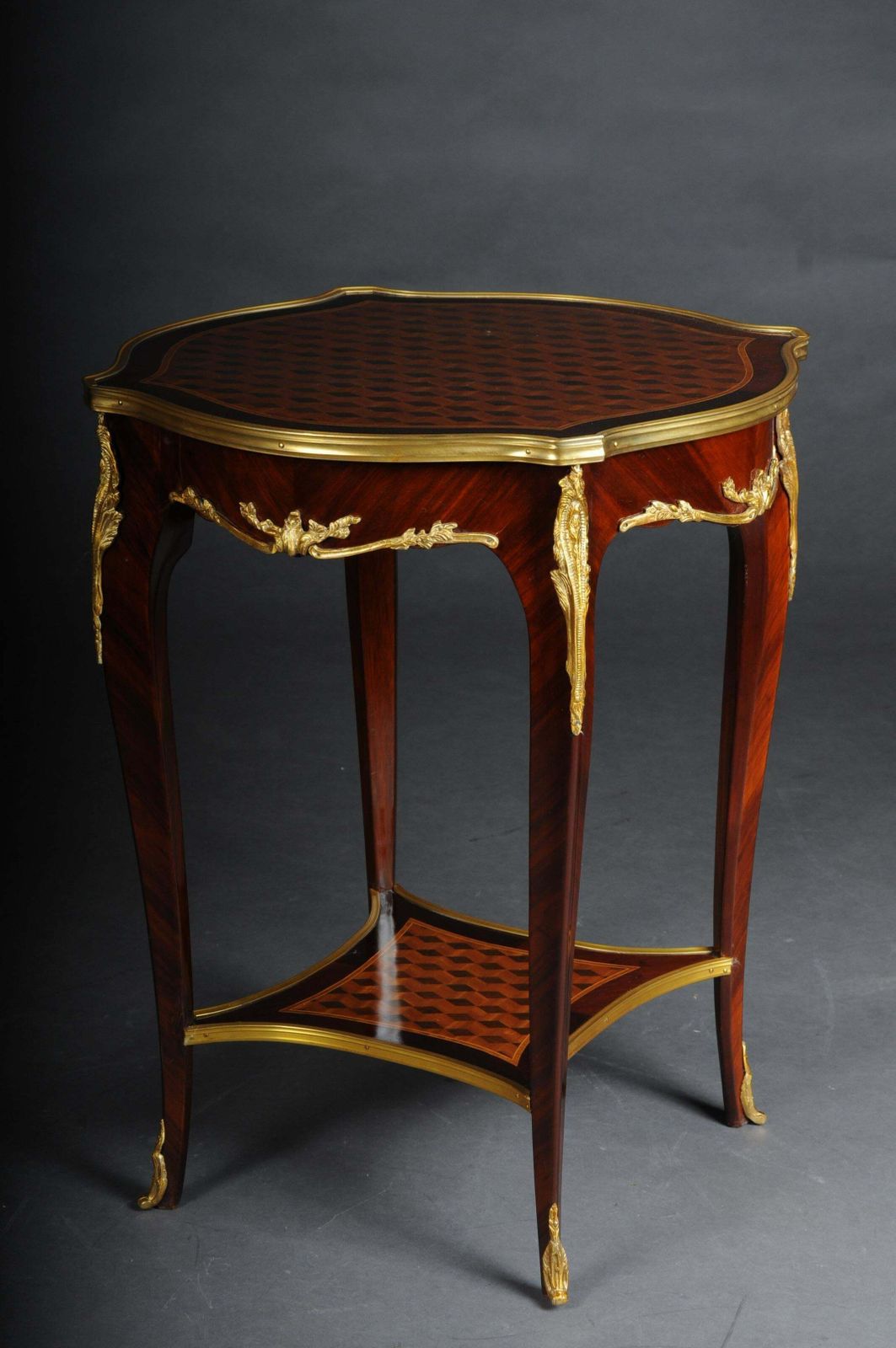 Beautiful Salon Side Table In Louis XV After F. Linke photo for sale