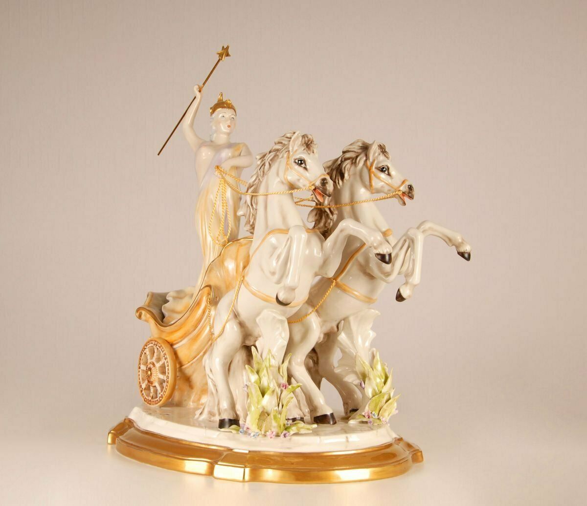 photo furniture Mid Century Italian Porcelain Sculpture Of Diana The Huntress By Cesare Villari For Capodimonte