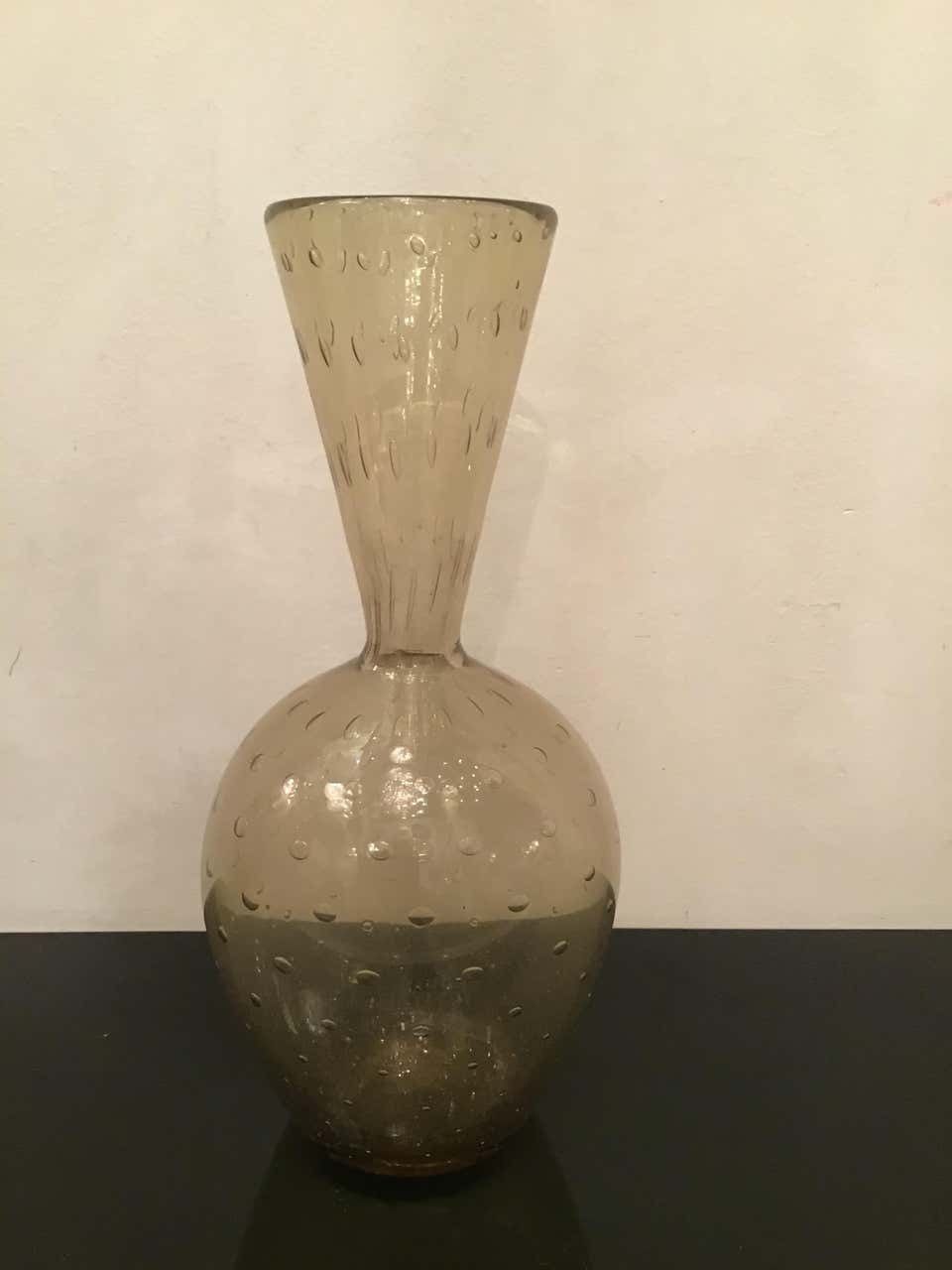 Barovier E Toso Vase Murano Glass 1950 Italy photo Home Decor