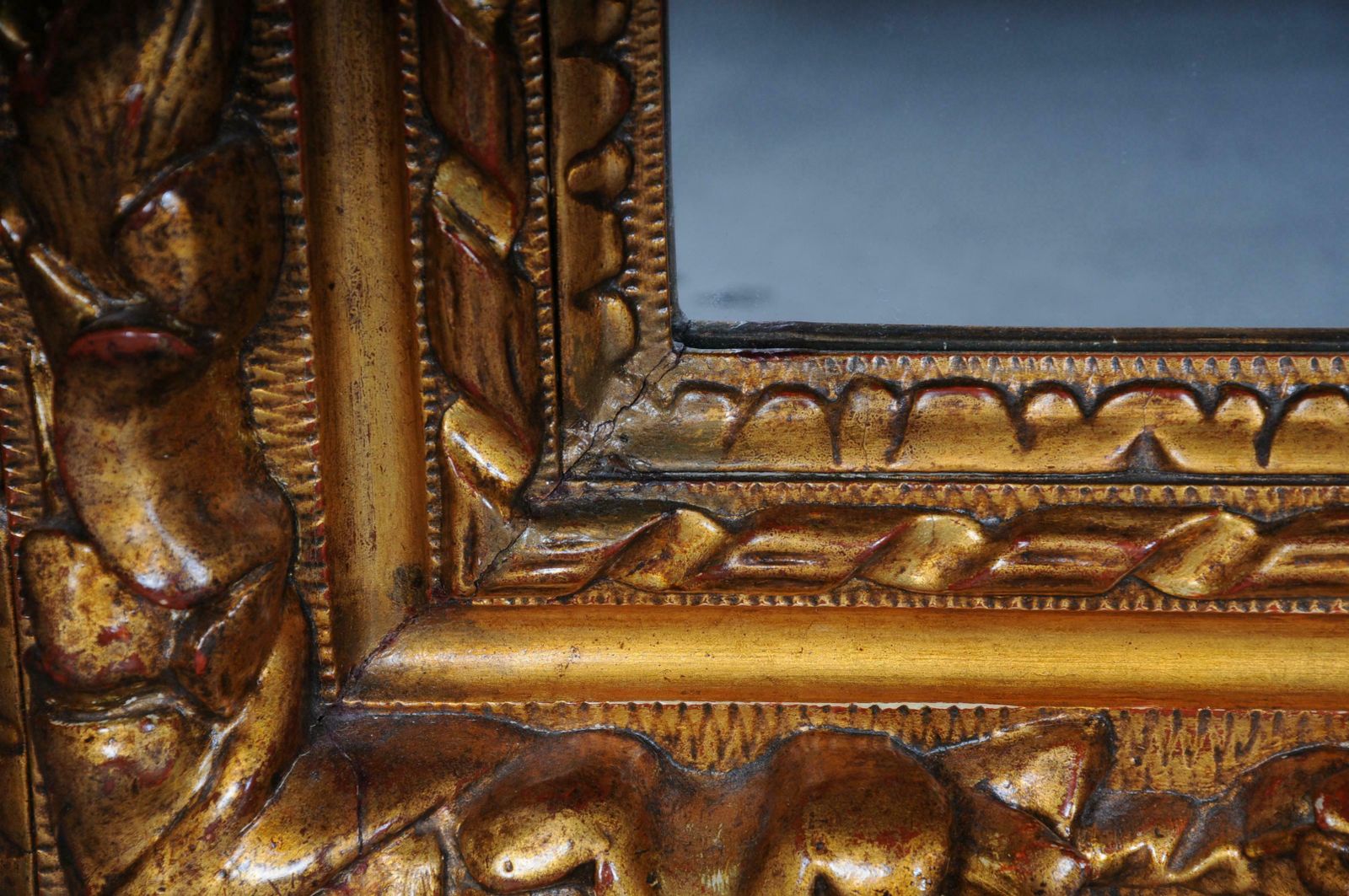 20th Century Magnificent Baroque Wall Mirror photo vinterior
