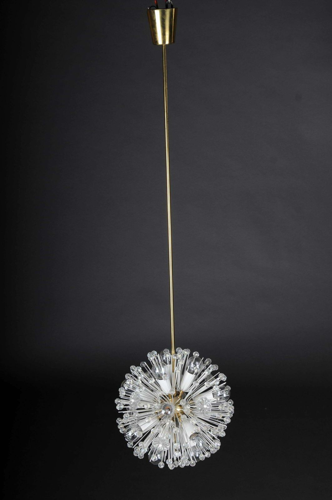 Emil Stejnar Vintage Chandelier / Lamp Snowball 50s / 60s, Large photo furniture