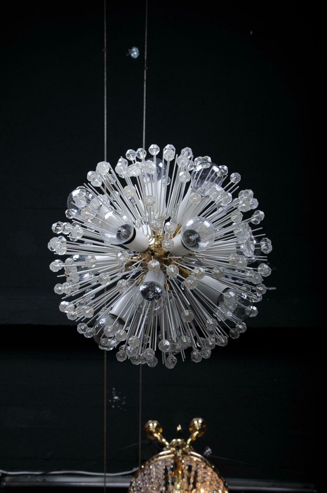 photo furniture Emil Stejnar Vintage Chandelier / Lamp Snowball 50s / 60s, Large