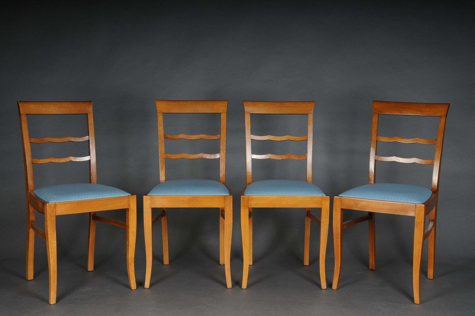 20th Century Set Of 4 Biedermeier/Art Deco Chairs, Birch photo buy