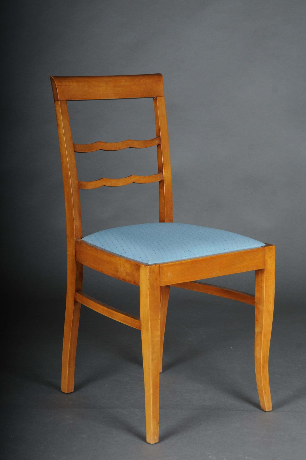 photo vinterior 20th Century Set Of 4 Biedermeier/Art Deco Chairs, Birch