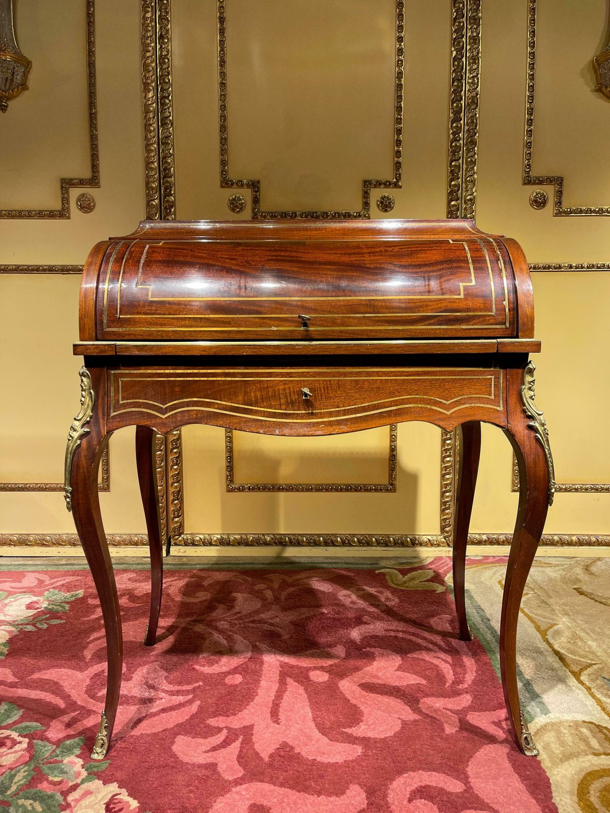 Unique French Roll Up Secretary/Desk In The Transition Style From Around 1890 photo furniture