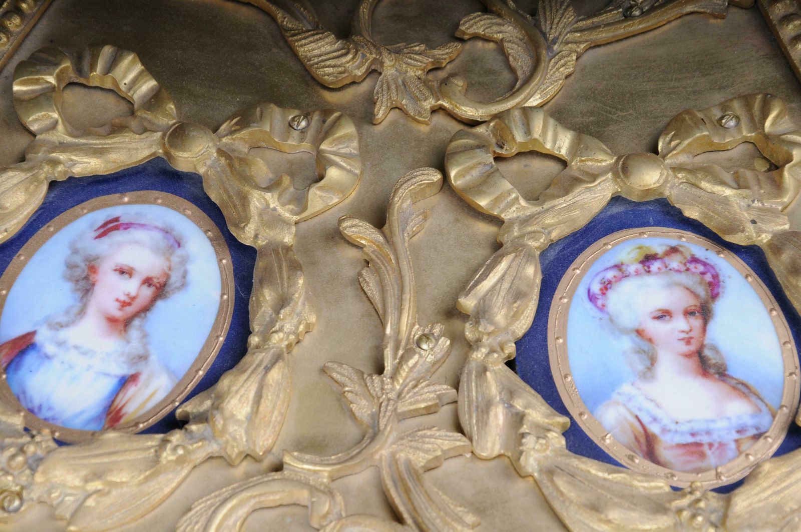 photo for sale Royal Salon Table, Frame And Top Mount In Porcelain With Sevres Style Bronze