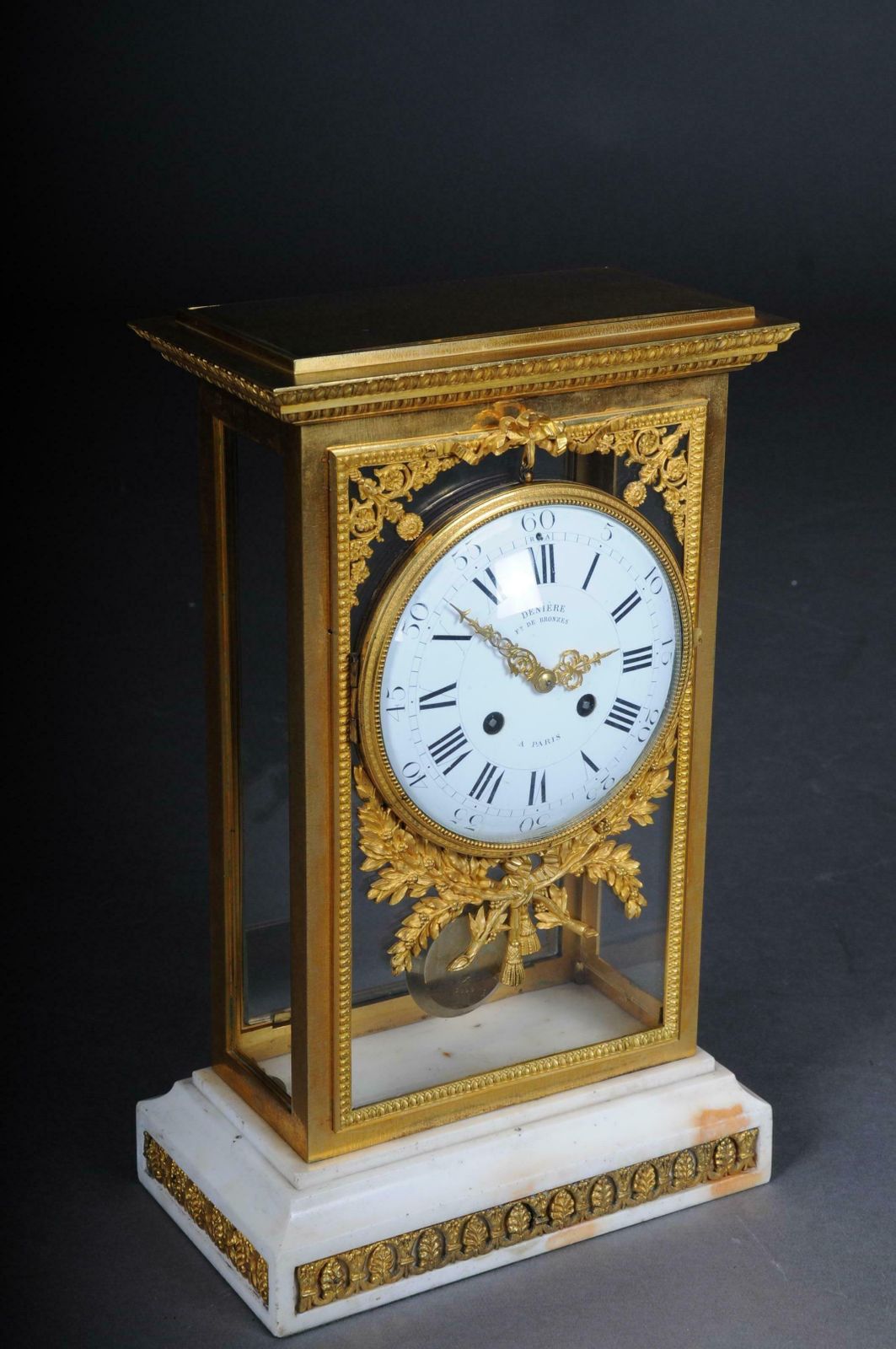 photo for sale Antique French Mantelpiece / Clock, Deniere A Paris, Circa 1880