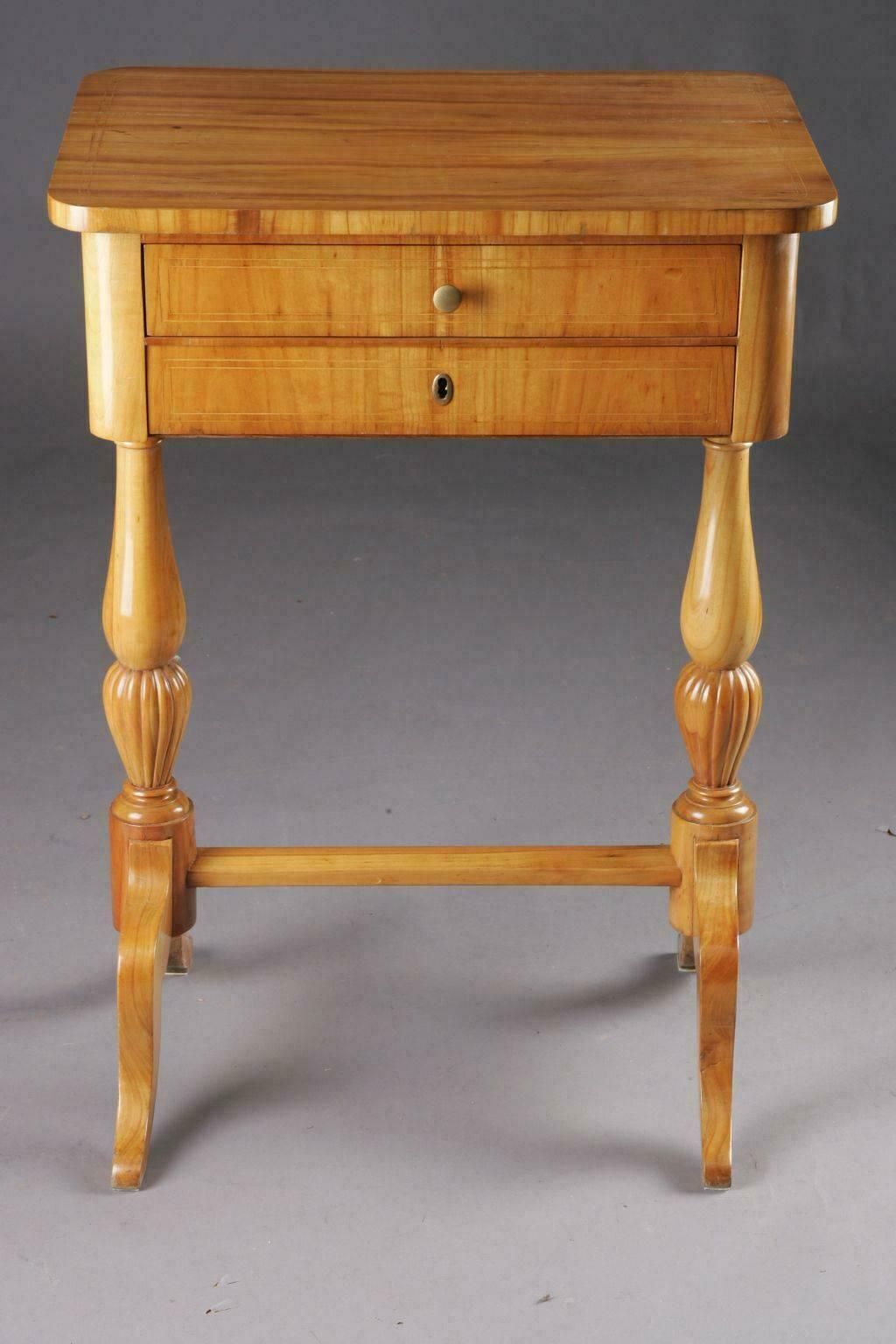 19th Century South German/West German Biedermeier Sewing Table photo furniture