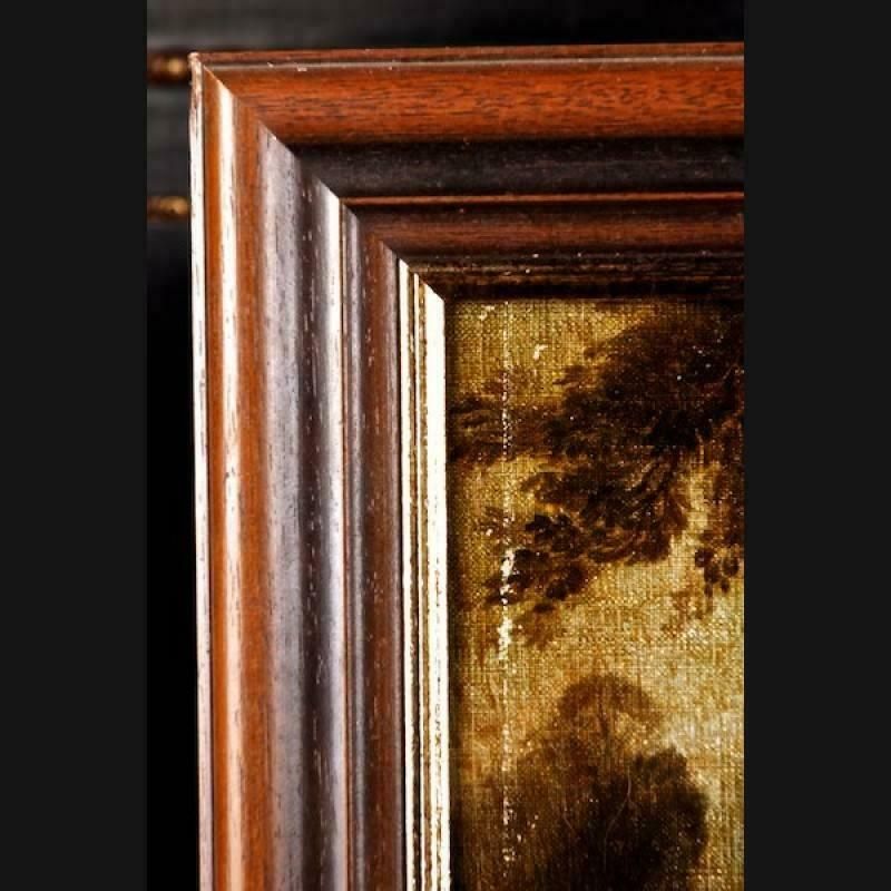 19th Century Baroque Style Painting Josef Mariano Kitschker photo vintage
