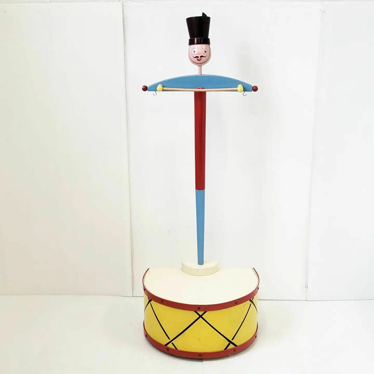 Vintage Children's Night Valet 1960 Polychrome Wood Suzanne Bonnichon 60s