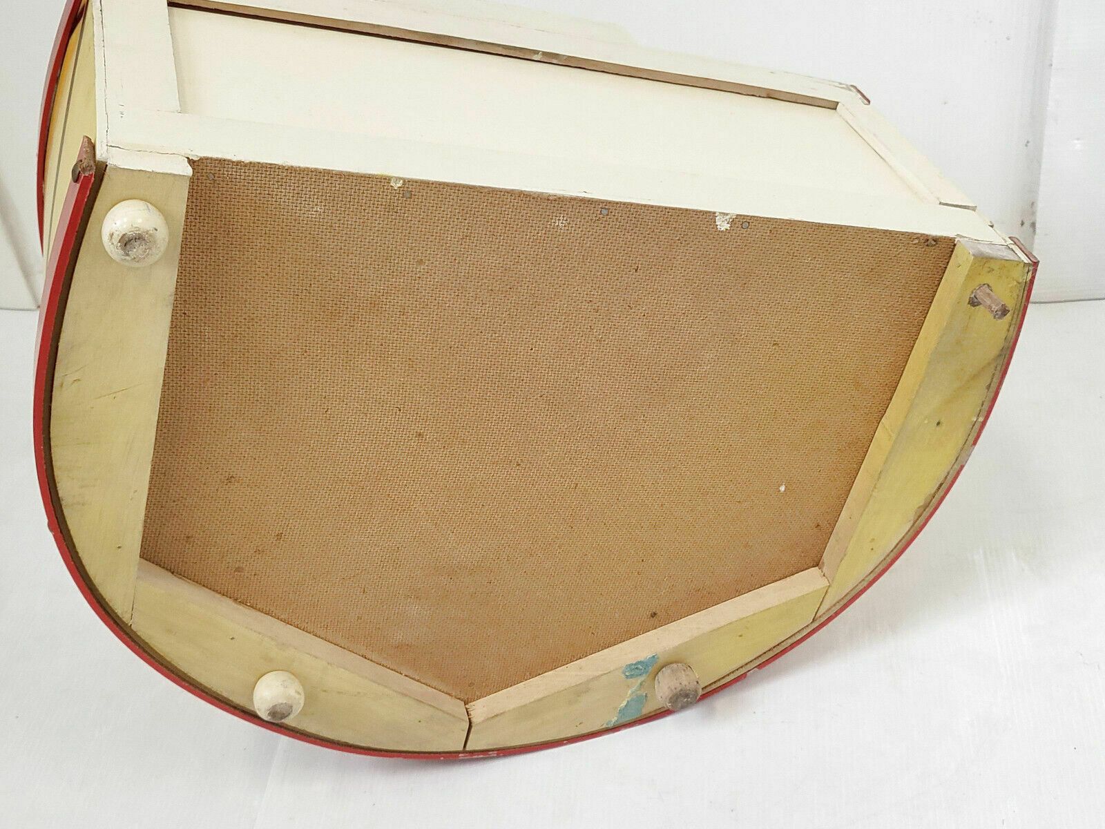 photo furniture Vintage Children's Night Valet 1960 Polychrome Wood Suzanne Bonnichon 60s